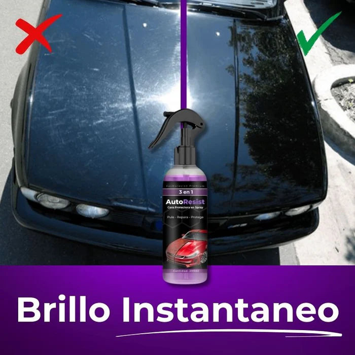 AUTORESIST-CERA BLINDAJE SPRAY 3 EN 1 + participación por SOAT GRATIS🎁