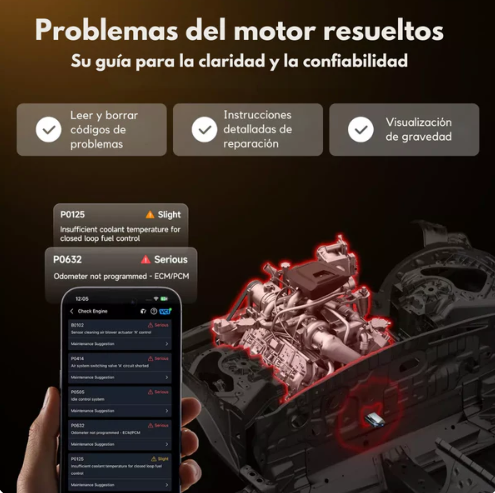 AUTO-ESCANER identificador de fallos para auto
