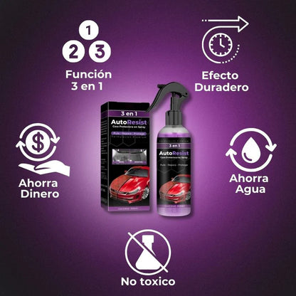 AUTORESIST-CERA BLINDAJE SPRAY 3 EN 1  + participación por SOAT GRATIS🎁