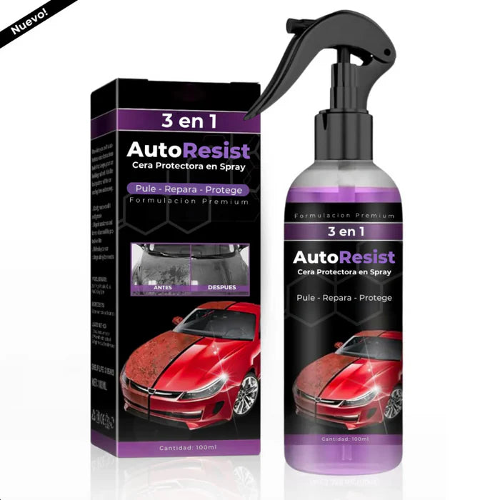 AUTORESIST-CERA BLINDAJE SPRAY 3 EN 1  + participación por SOAT GRATIS🎁