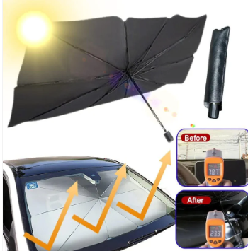 Brellashade: Parasol Frontal Para Carro